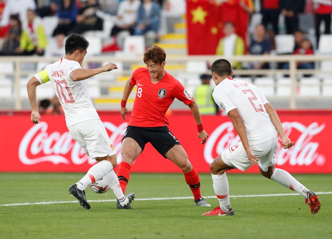 韩国vs中国足球